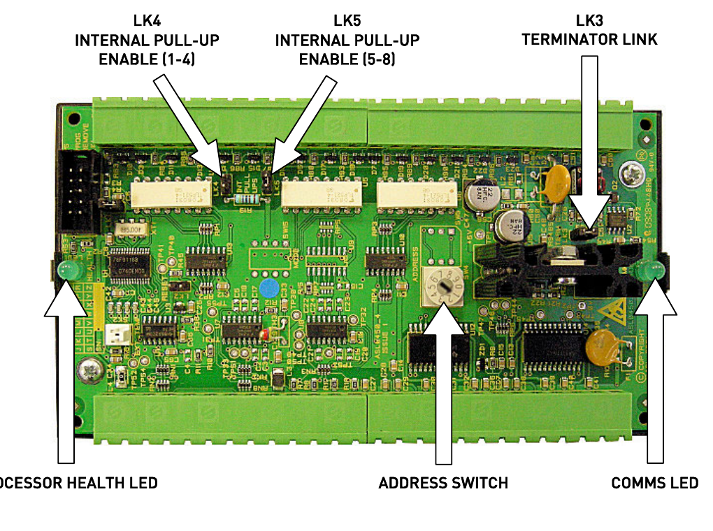 BMB01 printed circuit board with cover removed